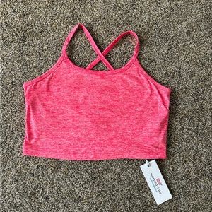 Vineyard Vines Coral Sports Bra